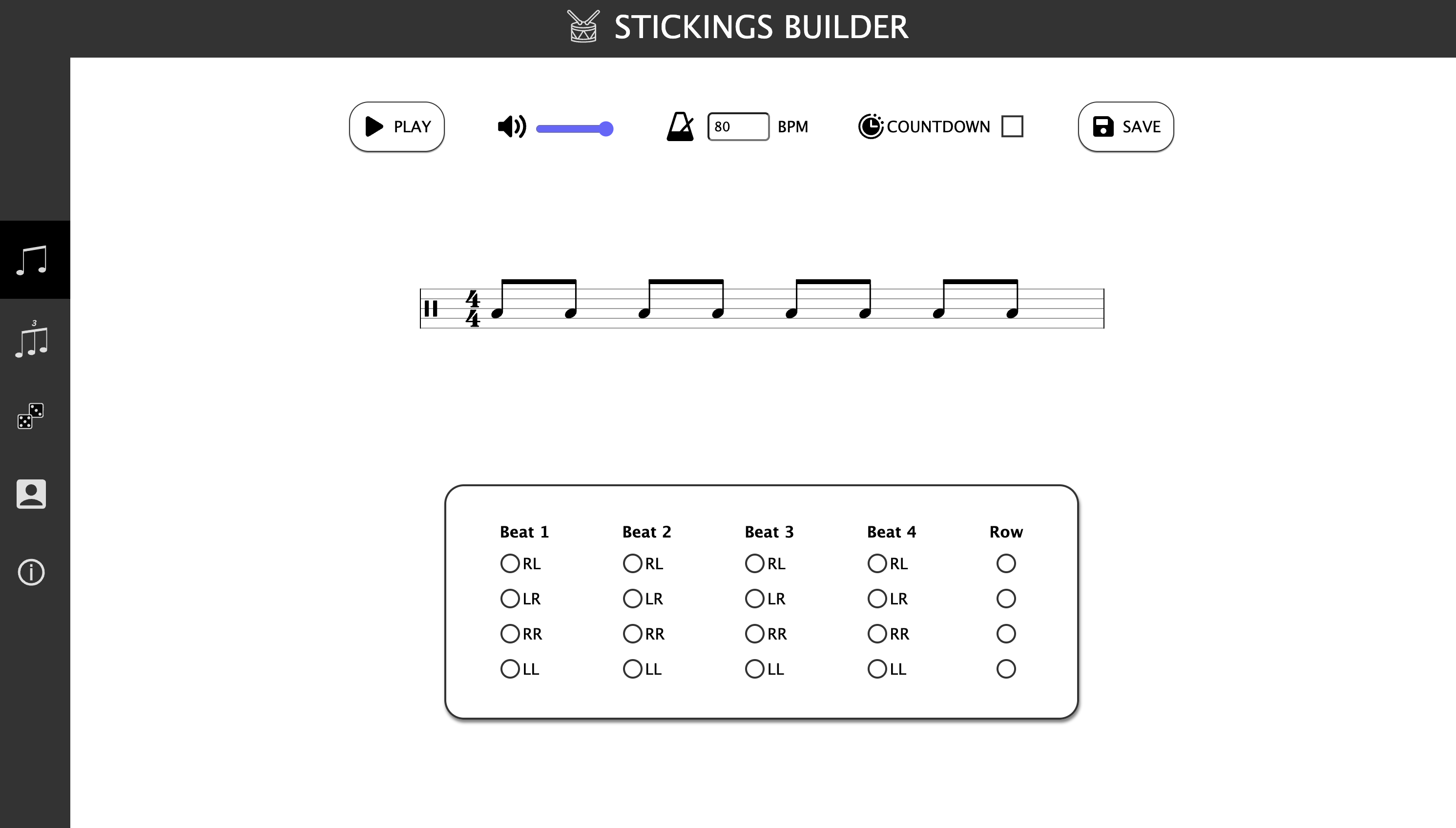 Stickings Builder