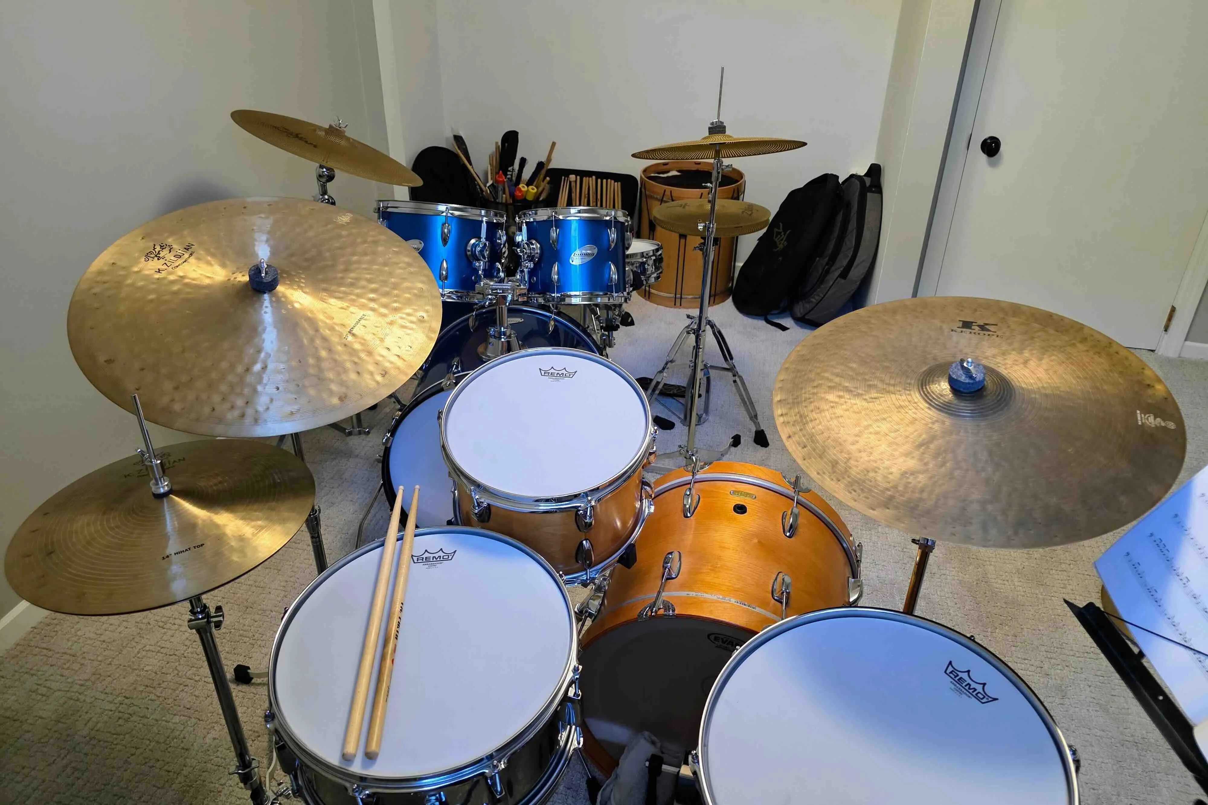 The drum studio