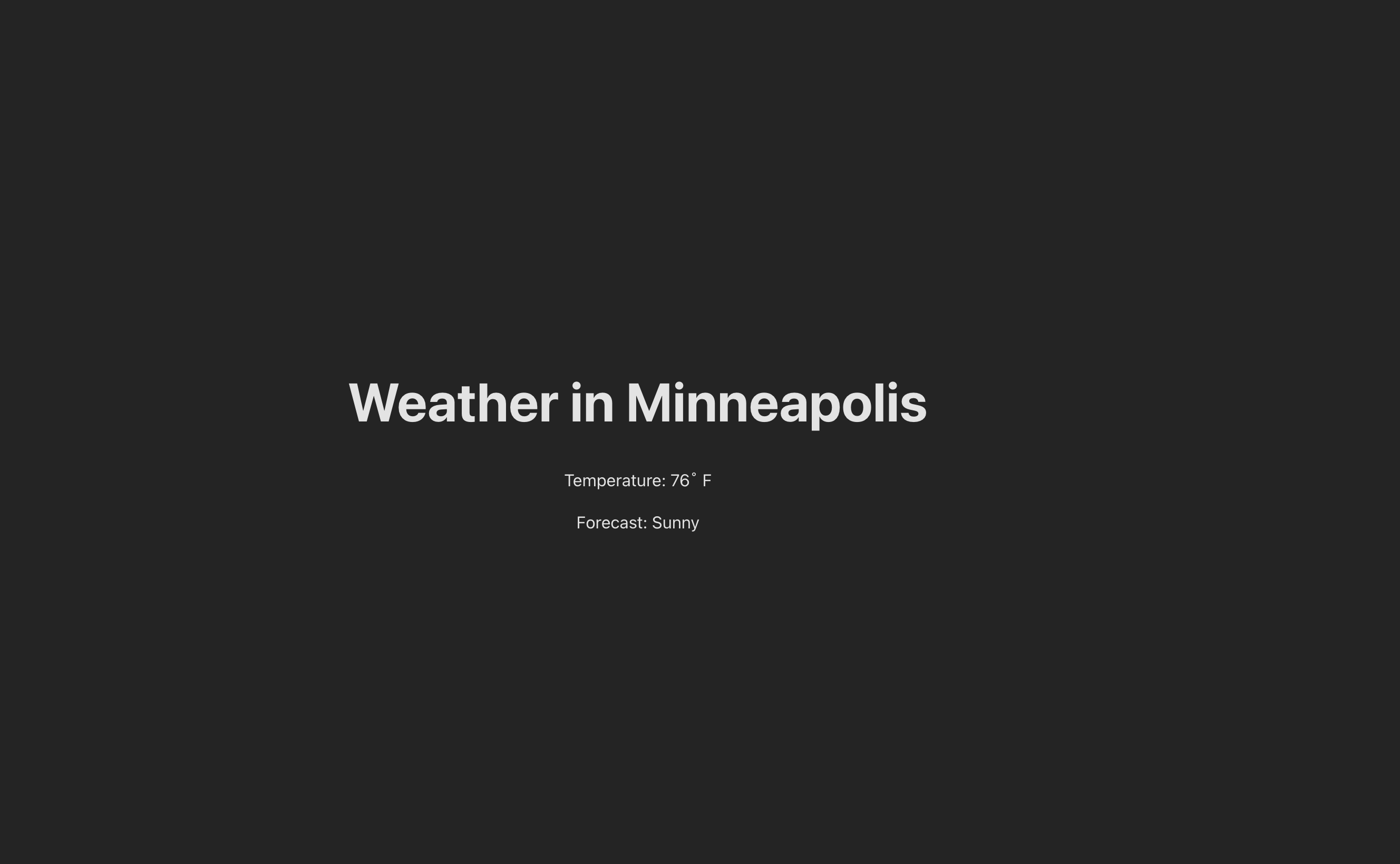 Weather App